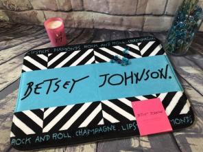 Betsey Johnson Blue Diamond Memory Rug