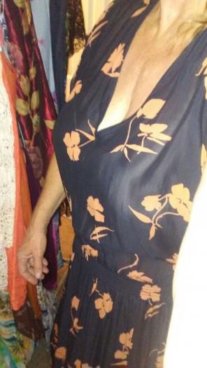 Evelyn de Jonge Vintage Rayon Dress