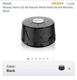 Dohm white noise machine SLEEP BETTER