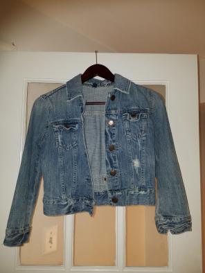 American Eagle Cropped Denim Jacket