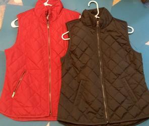 Set Of Two Old Navy Quilted Vests