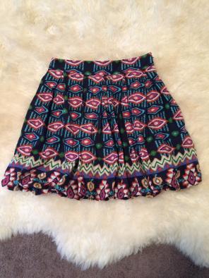 Pleated Boho Skirt