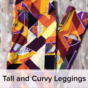 Lularoe Halloween Cat Leggings TC