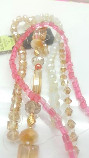 Amber's love bead strands mix 5 pcs set