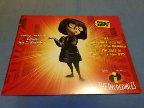 Incredibles collectible Lithograph