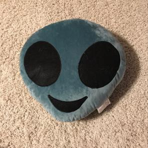 Alien Emoji Pillow