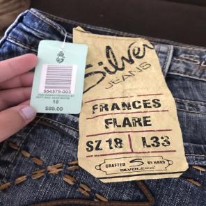 Brand New Silver Jeans