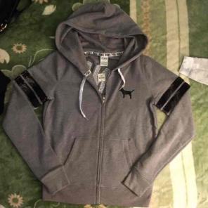 NWT Small Victoria secret bling hoodie