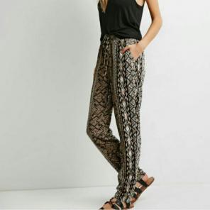 Forever 21 Tribal Chino Casual pants