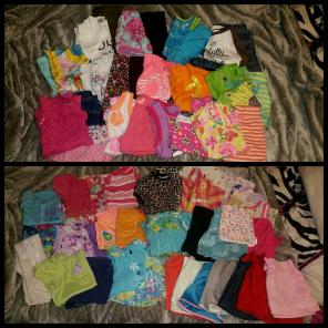 58 Piece 4T-5T Girls Clothing Bundle