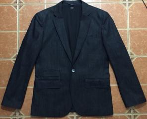 Armani Exchange Indigo Denim Blazer 44L