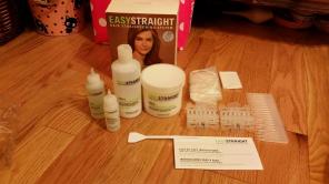 Easy straight hair straightening system