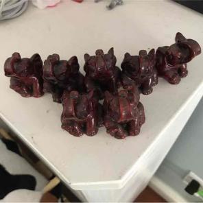Set of 7 elephants