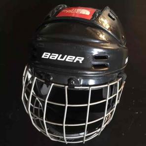 Bauer Black Hockey Helmet w/ True Vision