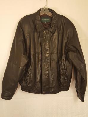 HILL & ARCHER Black Mens 42 Leathe