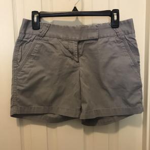 Gray J.Crew Twill Shorts