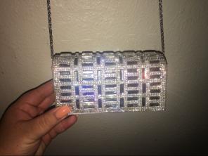Brand New RSVP Clutch With Chain