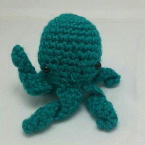 Cute amigurumi octopus
