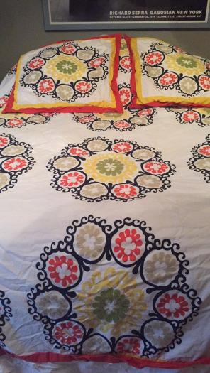 Queen-Sized Anthropologie Duvet & Shams