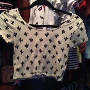 Cactus crop top