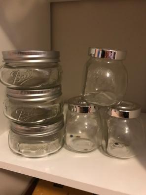 6 Storage Jars