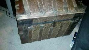 1890's Dome Top 'Steamer' trunk