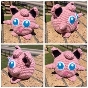 Jugglypuff Crochet Doll
