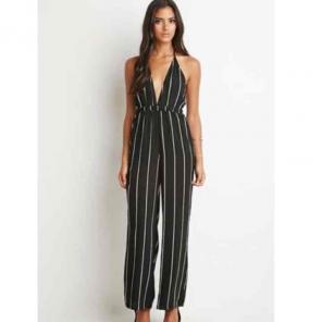 Striped jumpsuit.