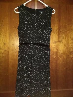 Black potted dress