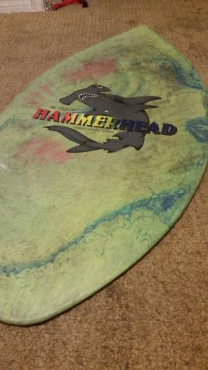 The original hammerhead skim board