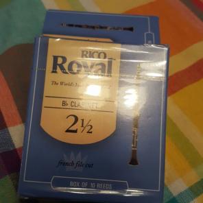 Boxes of 17 Royal 2 1/2 Clarinet Reeds