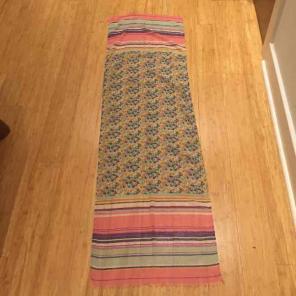 Long Multi pattern VTG Scarf/Wrap/Shawl