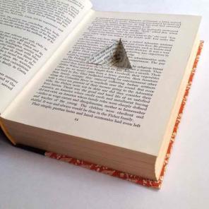 Orange Triangle Cut Book Safe