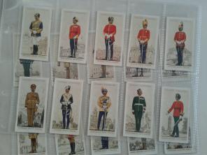 Player cigarette cards 50 card set.