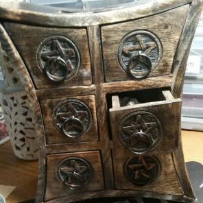 6 Drawer Pentagram box
