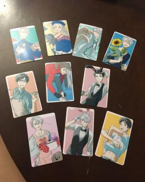 Yuri On Ice Photo Card Stickers