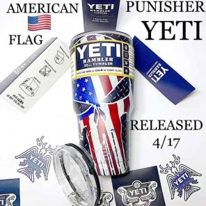 Yeti 30oz USA AMERICA PUNISHER YETI 2017