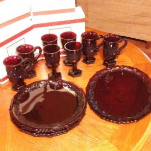 Avon Cape Cod Ruby Red.beautiful glass