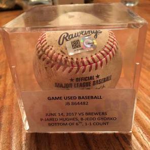 Authentic cardinals homerun baseball