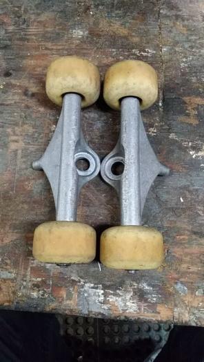 Bones wheels with aftermarket trucks