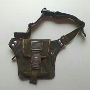 Brown Heavy Duty Waist Hip Bag Pouch