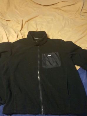new balance mens L fleece zip up