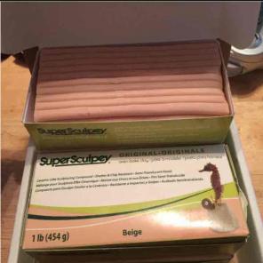 1lb brick super sculpey polymer clay