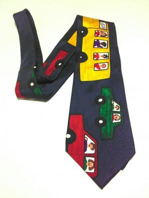 Save The Children Blue Bus Teachers Tie