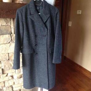 Women's full length wool winter coat