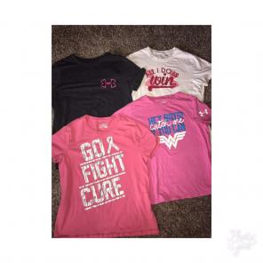 Girls Under Armour Shirts LOT