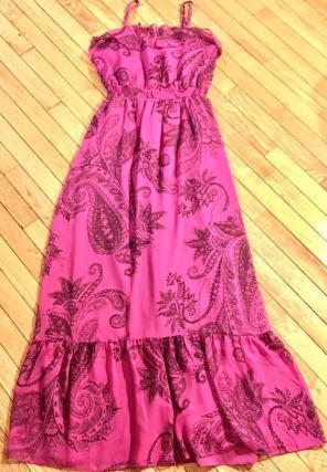 Express Pink Floral Maxi Dress