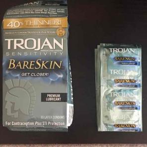 9 Trojan Bareskin Condoms