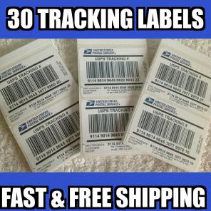 30 USPS Tracking Labels (Free Shipping )