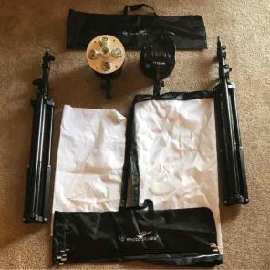 Photo studio lighting kit photography